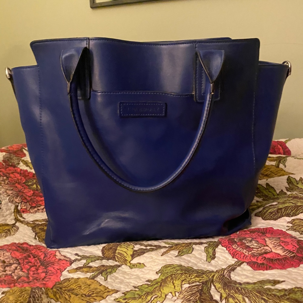 Vera Bradley faux leather tote
